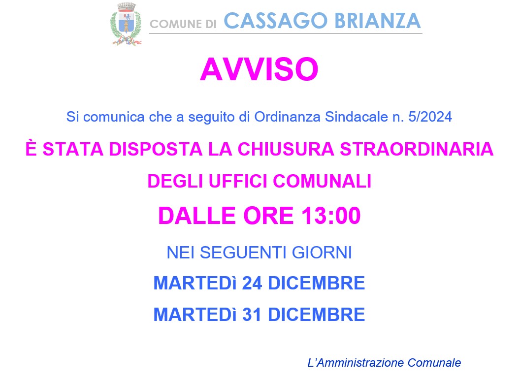 CHIUSURA