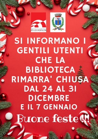 Chiusura Natale 22