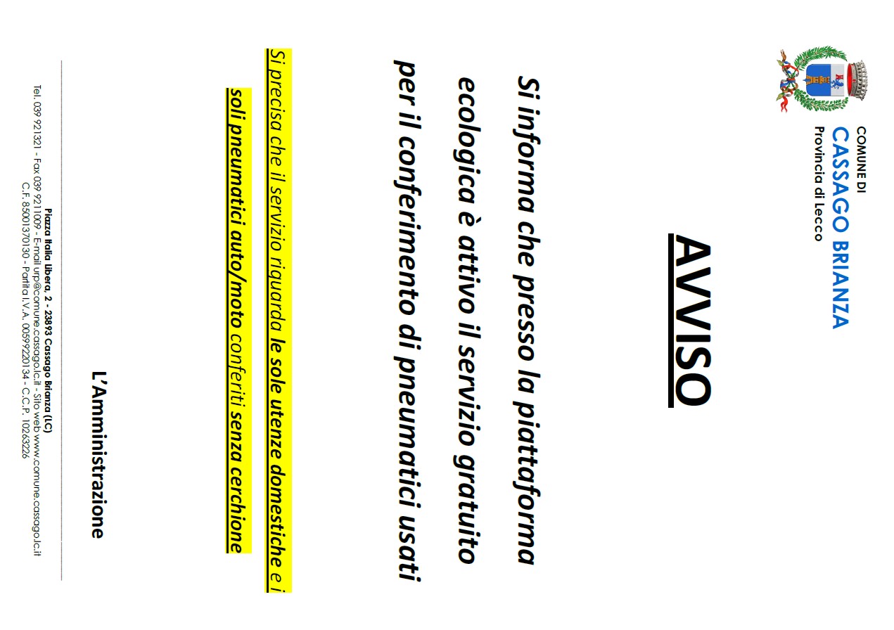 avviso gomme cdr